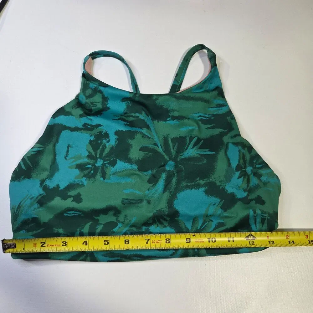 Patagonia Women's Nanogrip Cami Top Cliffs and Waves: Conifer Green S